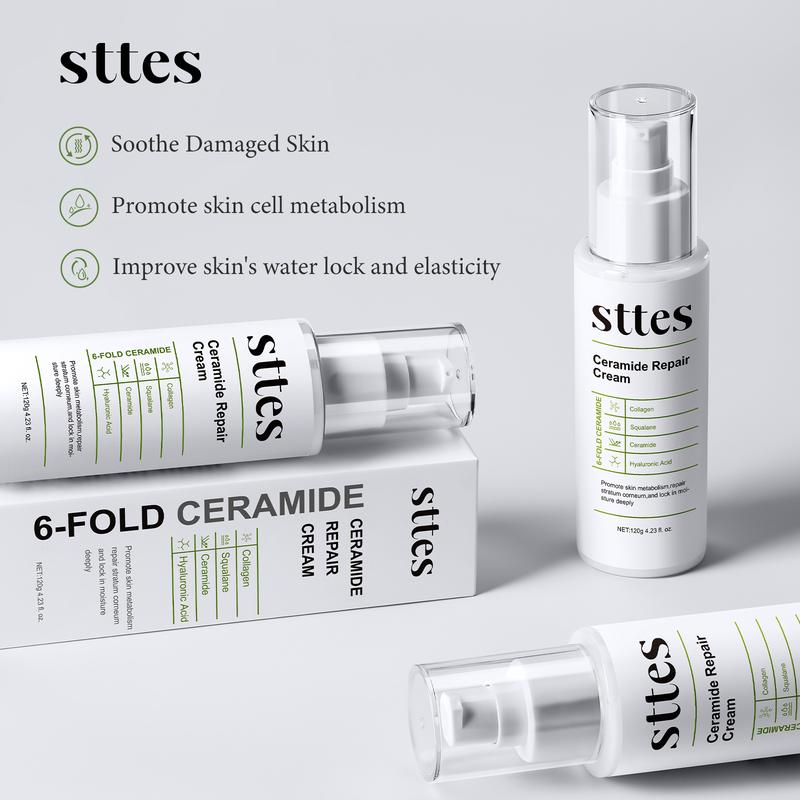 Sttes Ceramide Repair Milk: Squalane and hyaluronic acid deeply lock in moisture and provide long-lasting moisturizing 120g