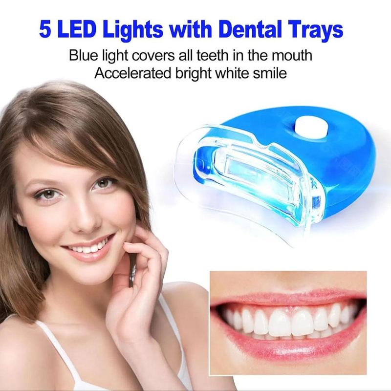 Teeth Brightening Kit with 5 Counts 3ml Halloween  Oral Teeth Brightening Gel, Perfect for Parents, Girlfriend, Boyfriend, Summer Gift, Electric Toothbrush, Halloween Christmas Essentials, Winter Gift