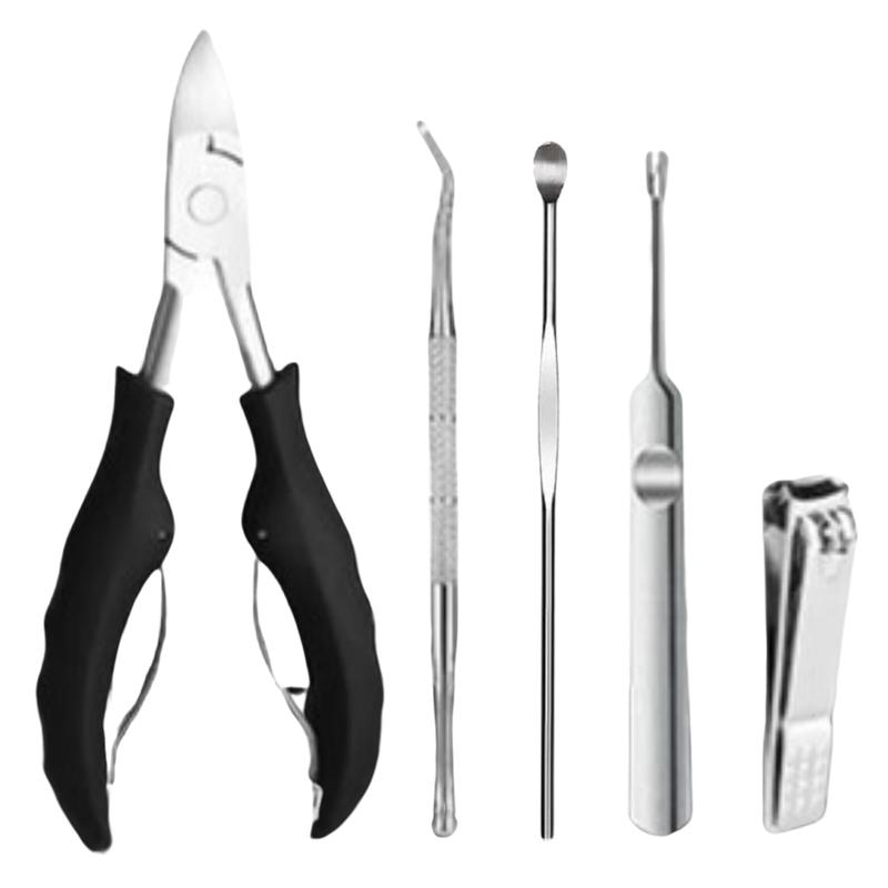 Ingrown Toenail Cutters Tool Set (4-Piece) Lightweight Manicure Nail Care Stainless