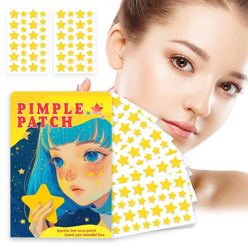 Star Shaped Acne Patch, 1 Box Hydrocolloid Acne Cover Patch, Pore ​​Cleansing Patch, Skin Care Product for Women & Men