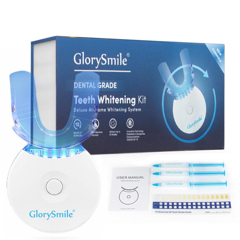 Original Teeth Whitening Kit with 5x LED Light, 18% Carbamide Peroxide Oral Care Halloween Black Friday Christmas Deal