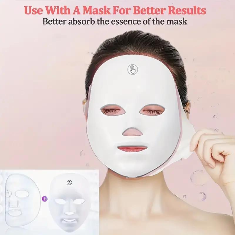 7 Color Led Facial Mask, Led Facial Skin Care Mask, Facial Beauty Instrument for Women