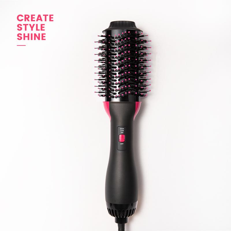 ONE STEP STYLER Hair Dryer Brush for Effortlessly Volumizing Hair, 4-in-1 Hot Air Brush