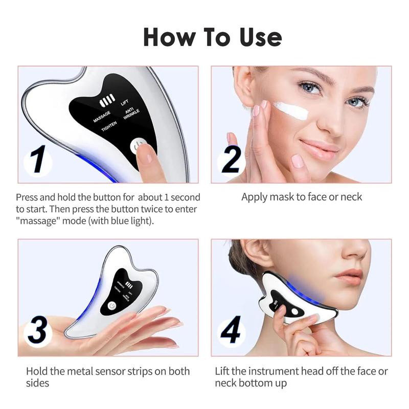 Electric Gua Sha, 1 Box Multifunctional Massage Instrument, Beauty Massage Instrument, Back to School