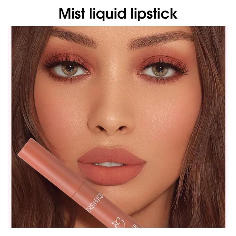 Long-lasting Matte Lipstick, Easy Coloring Lip Gloss for All Occasions Lip Makeup, Glossy Cosmetic Accessories, Hydrating Music Festival Makeup Supplies