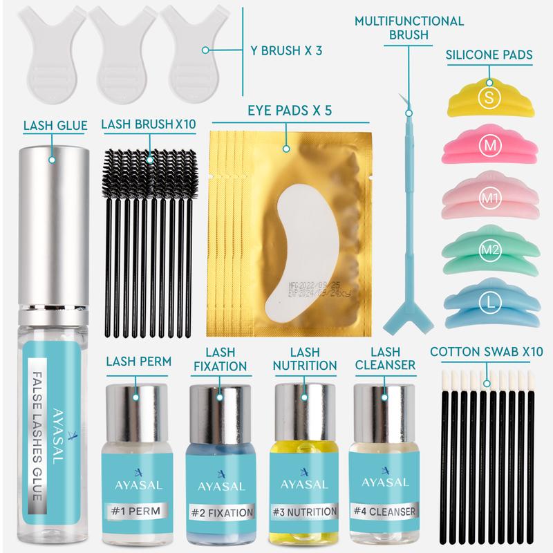 AYASAL Lash Lift Kit Eyelash Perm Kit, With Detailed Instruction Eyelash Lift Kit