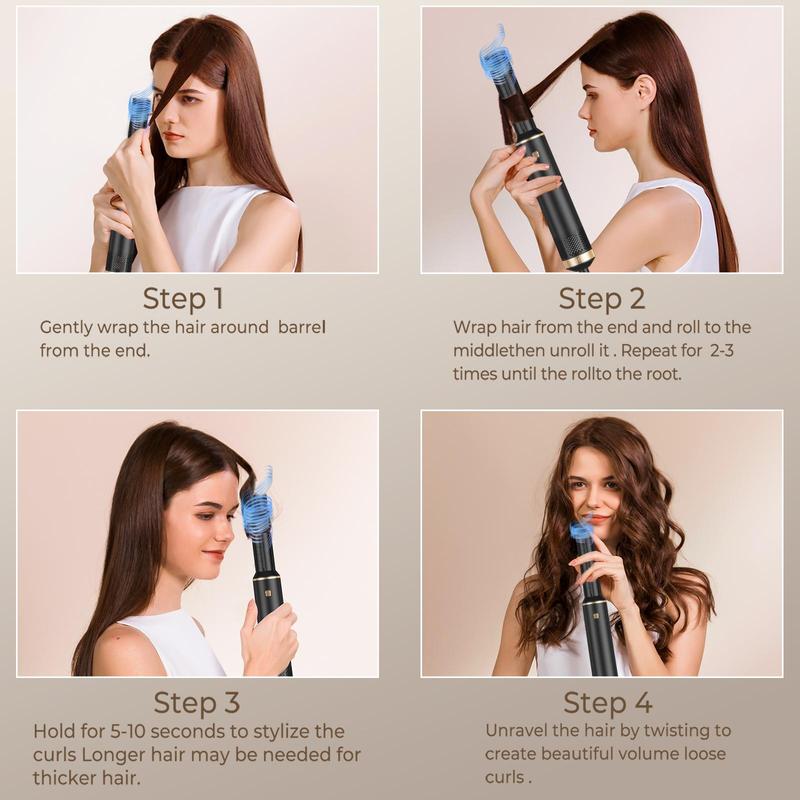 5 in 1 Blower Hair Dryer, Multifunctional Hair Dryer with Replacement Accessories, Hair Styling Tool for Home & Salon Use