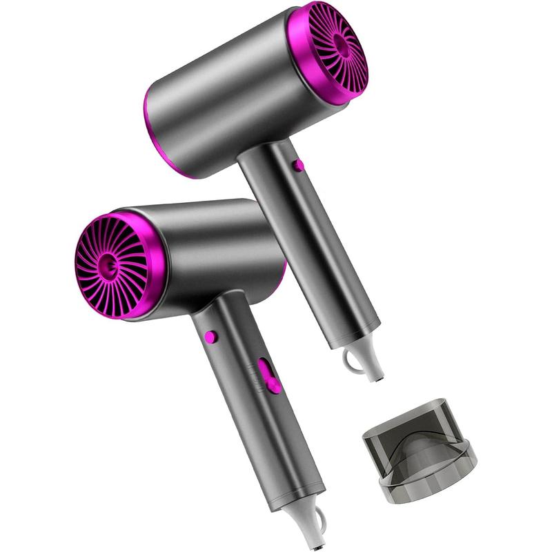 Hair Dryer with Diffuser, Powerful Fast Drying Low Noise Blow Dryer, Ideal for Home Salon Travel