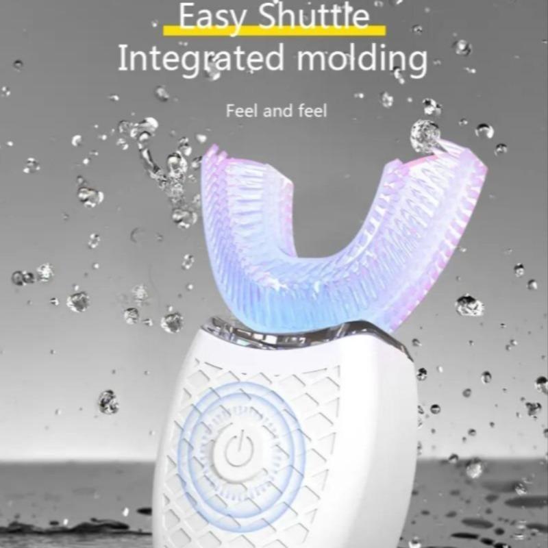 U-shaped Ultrasonic Electric Toothbrush, Waterproof Automatic Oral Irrigator for Adults, Personal Care Appliances for Home & Travel