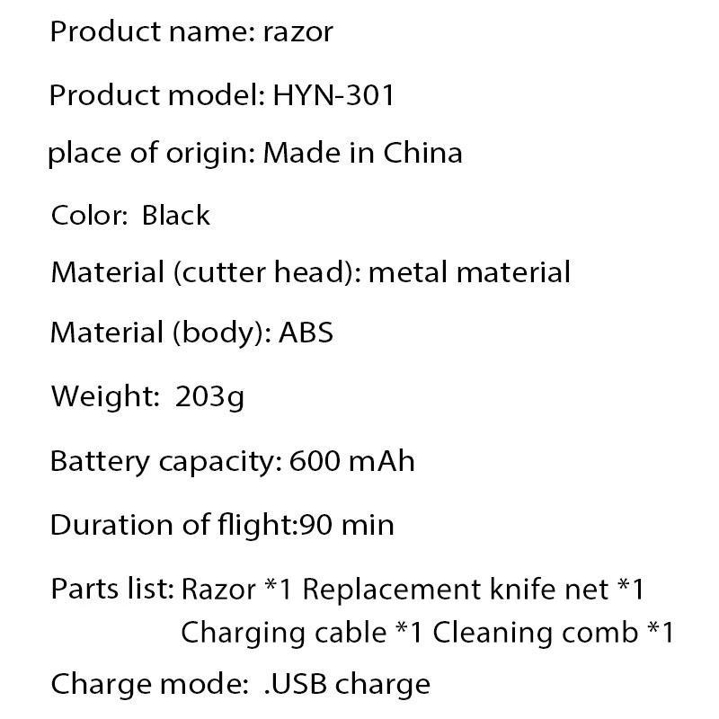 Electric Beard Shaver Beard Trimmer for Men, 1 Set Multifunctional Portable Cordless USB Rechargeable Beard Razor for Men, Manscaped Shaver for Gifts for Men