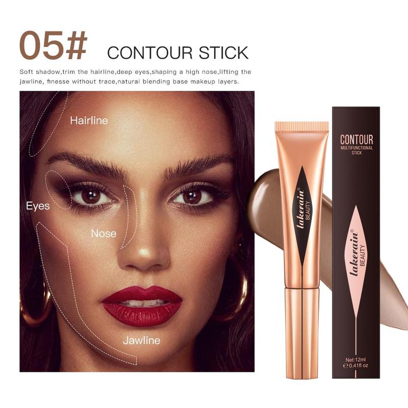 Makeup Products Set, 3 Counts Including Long Lasting Contour Stick & Highlight Wand & Blush Wand, Portable Bronzing Drop Cosmetic, Makeup Products