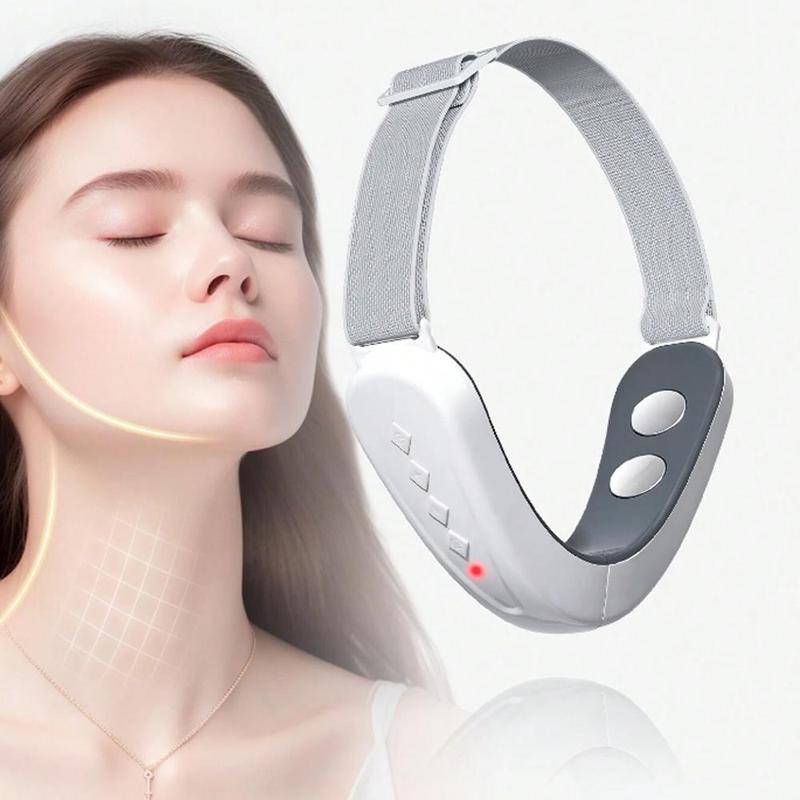 Electric V-shaped Face Massager, Face Massage Device, 5 Modes & 12 Levels, Face Massage Machine for Women Daily Facial Care, Home & Travel