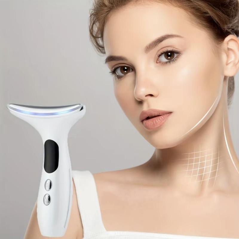 Portable Neck Beauty Instrument, 1 Box Neck Skin Care Massager, Facial Lifting & Firming Machine, Professional Skin Care Tool for Women