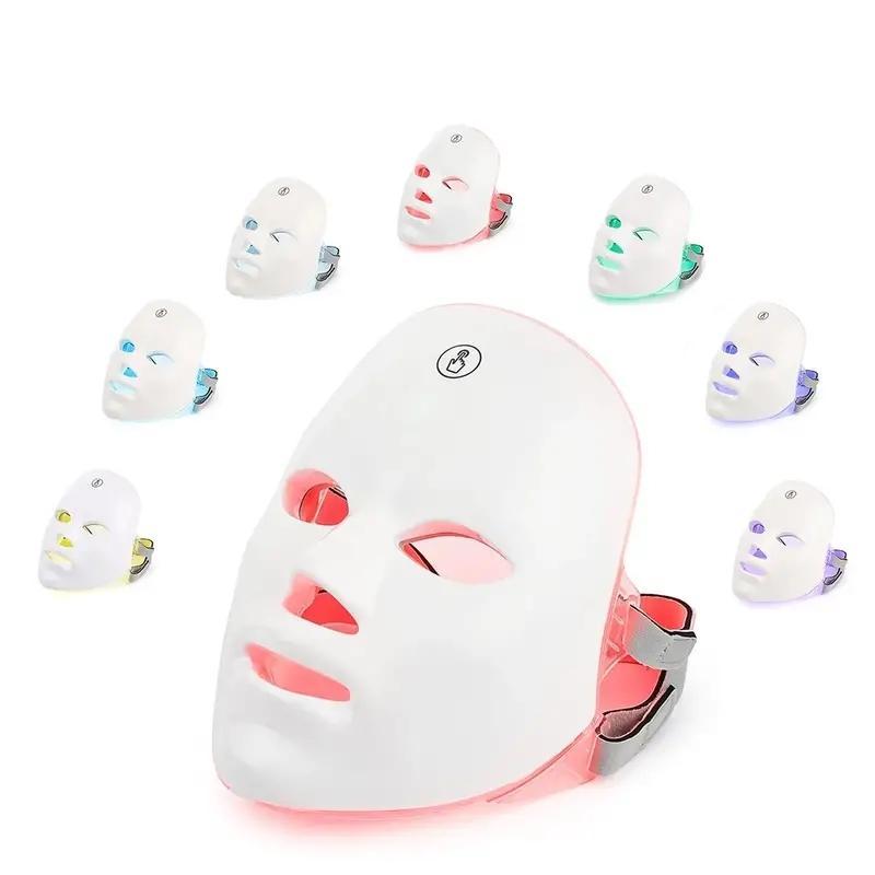 7 Color Led Facial Mask, Led Facial Skin Care Mask, Facial Beauty Instrument for Women