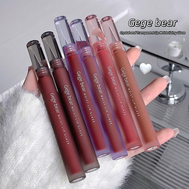 Long Lasting Lip Gloss, 6 Counts set Matte Easy Coloring Lip Stick, for All Occasions Lip Makeup, Girls and Women Makeup Accessories, Makeup Products