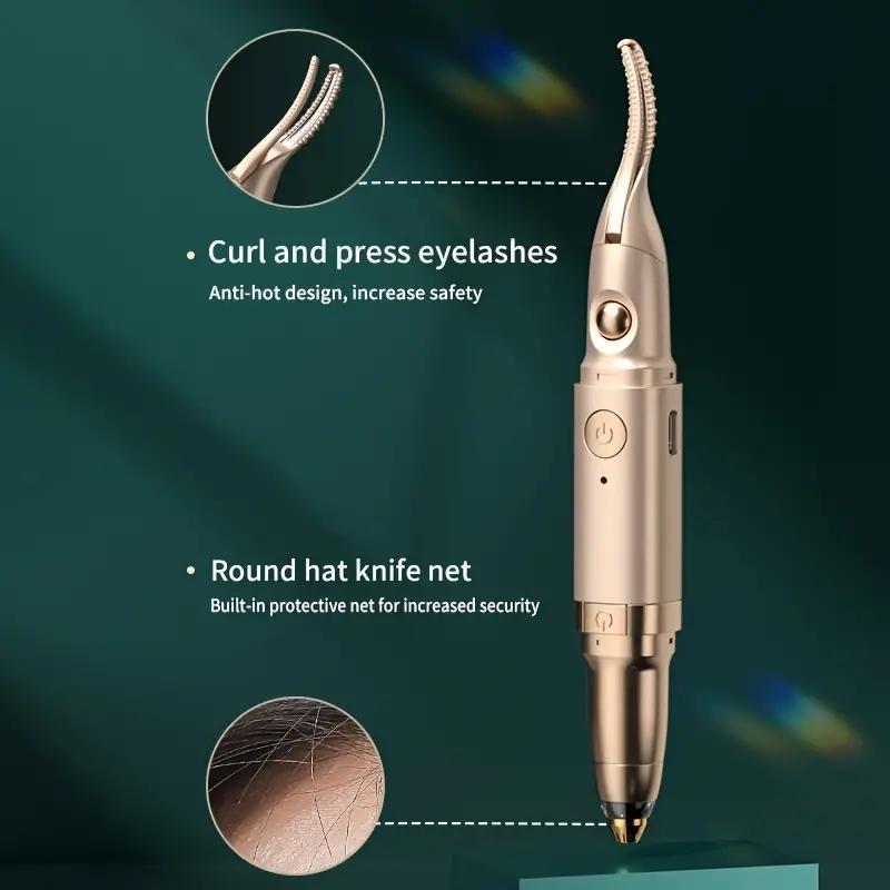 Portable Electric Eyelash Curler, 1 Count Multifunctional Electric Eyelash Curler, Professional Eye Makeup Accessory