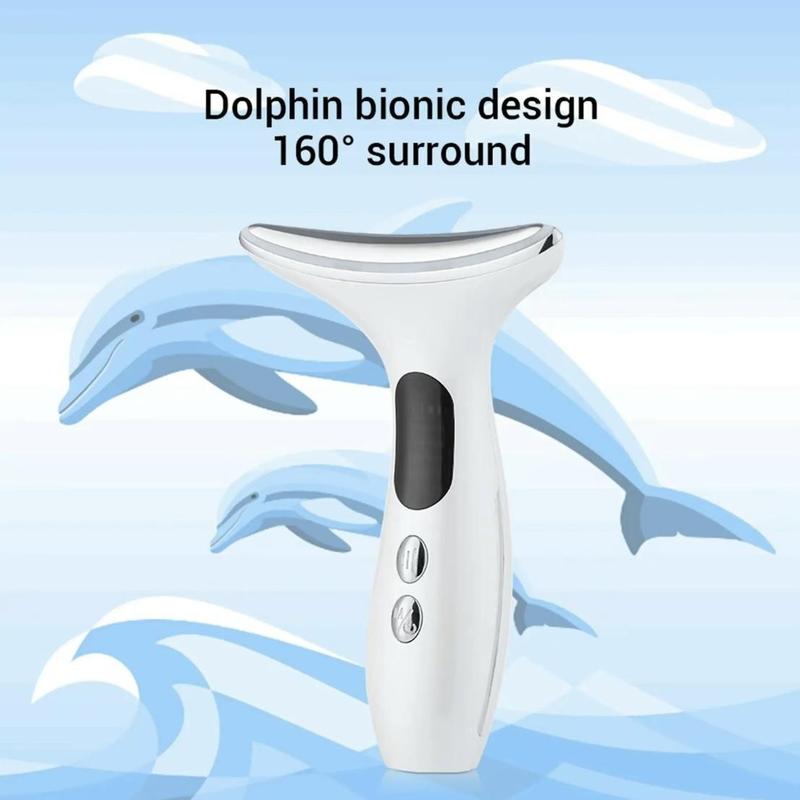 Portable Neck Beauty Instrument, 1 Box Neck Skin Care Massager, Facial Lifting & Firming Machine, Professional Skin Care Tool for Women