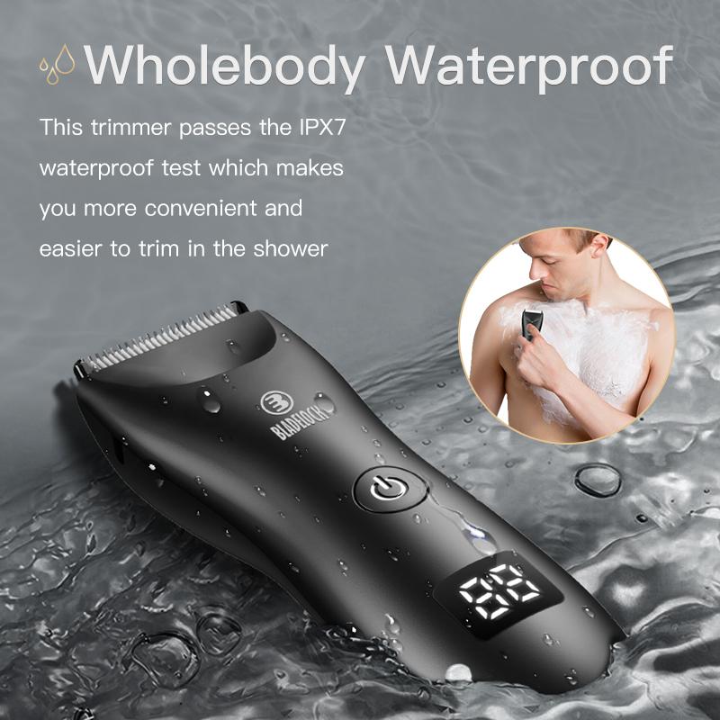 Electric Groin Hair Trimmer for Men - Cordless, Waterproof, and Rechargeable - Perfect for Body, Pubic, and Ball Hair Grooming - Ultimate Male Hygiene Razor Comfort