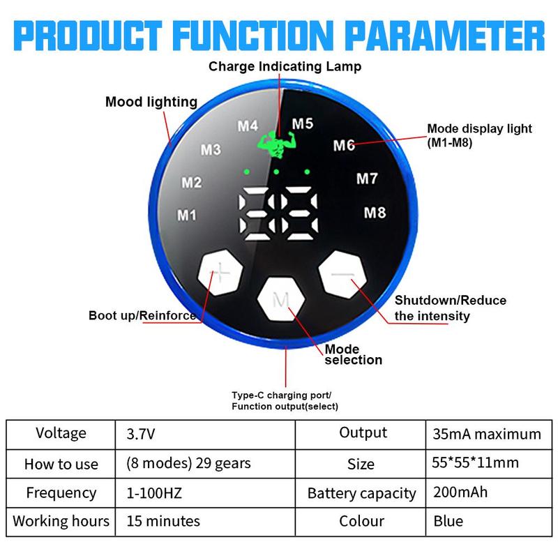 Electric Foot Massager, 1 Set Foot Massage Pad, Electrical Muscle Stimulation Foot Massager for Home & Travel, Foot Relaxation Massage Machines