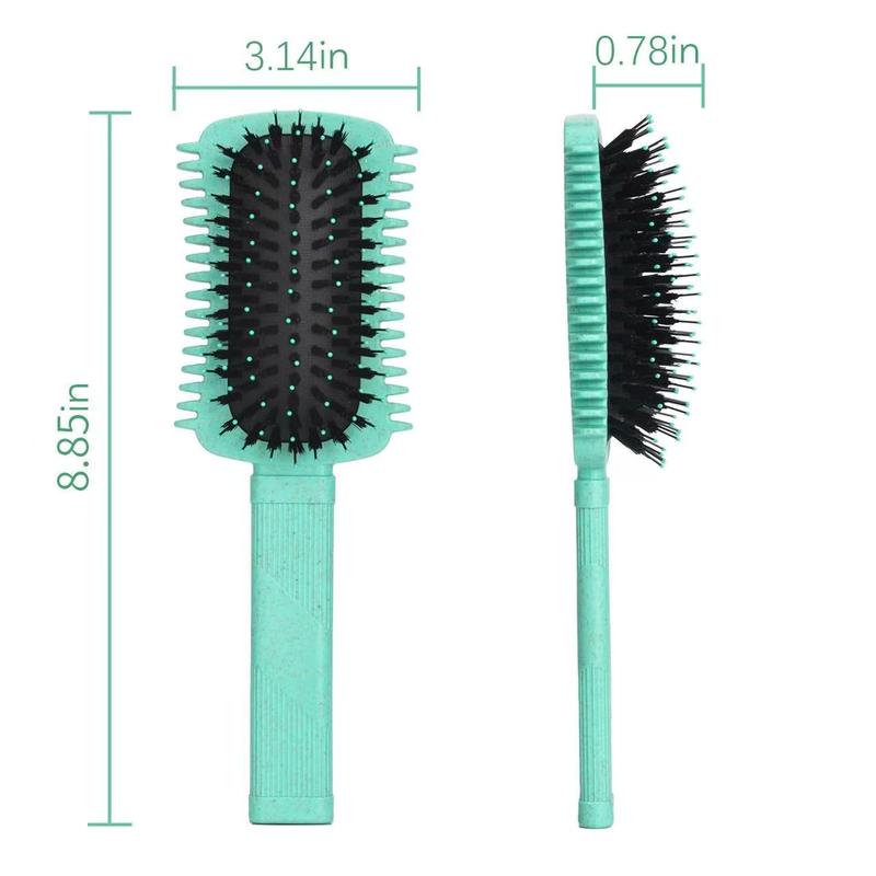 Curly Hair Brush Defining, Volume Brush for Curly Hair, Curl Defining Brush, Shaping and Styling Women's Curls (Green 1PC)