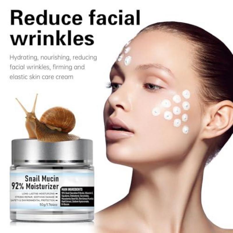 Snail Mucin Daily Moisturizer Cream | Original Snail Secretion Filtrate Nourishing Cream | Hydrating Face Cream for Revitalized Skin (50g)