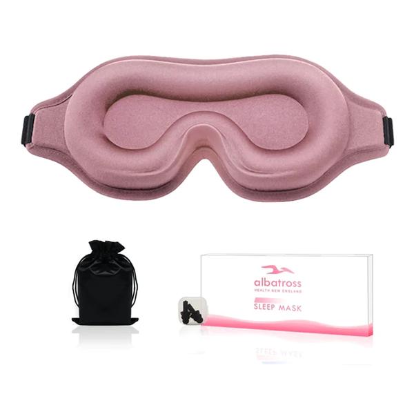 Pink Eye Mask Breathable & Soft for Sleeping