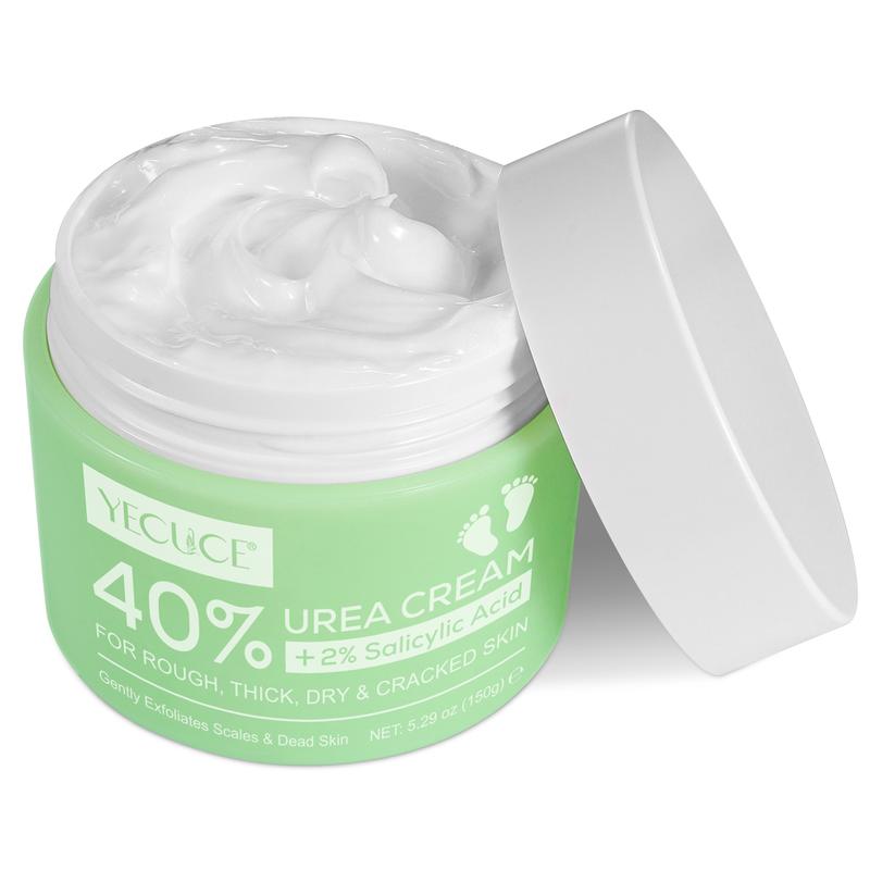 YECUCE Urea Cream 40% with 2% Salicylic Acid, Urea Cream for Feet Hydrating, Foot Nails Repair Lotion,  Aloe Jojoba，Deeply Moisturize, Exfoliate to moisturize rough & dry & chapped areas and make the skin softer christmas 2024 ornament  150g