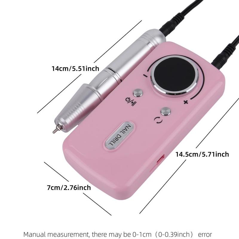 Portable Electric Nail Drill Kit for Women, Summer Usb Charging Nail Polisher Tool Kit, Easy To Use, Professional Manicure Tool for Beauty Salon Use, Cruel Summer, Nail Drill, Nail Equipment, Stocking Fillers Gift