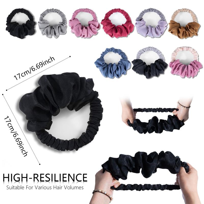 Multifunctional Heatless Curling Scrunchie, 1 Count Soft Heatless Curling Scrunchie, No Heat Curls for Long Hair, Hair Styling Accessories, Christmas Gift