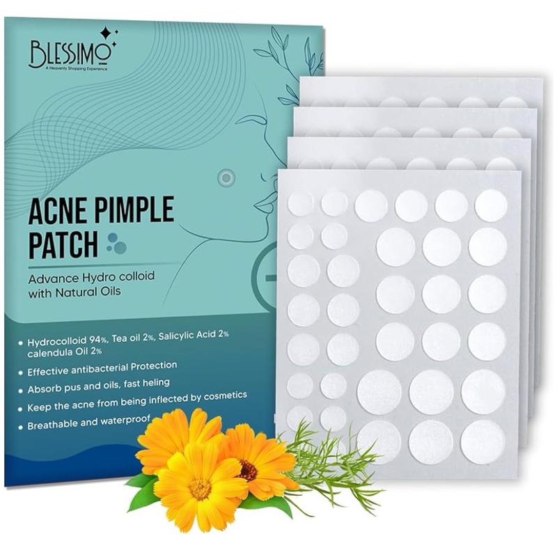 Fast Acting Pimple Extractor - Pimple Patches for face - 108 Dots Hydrocolloid & Hazel Acne Patches for Face Treatment (8mm & 12mm)