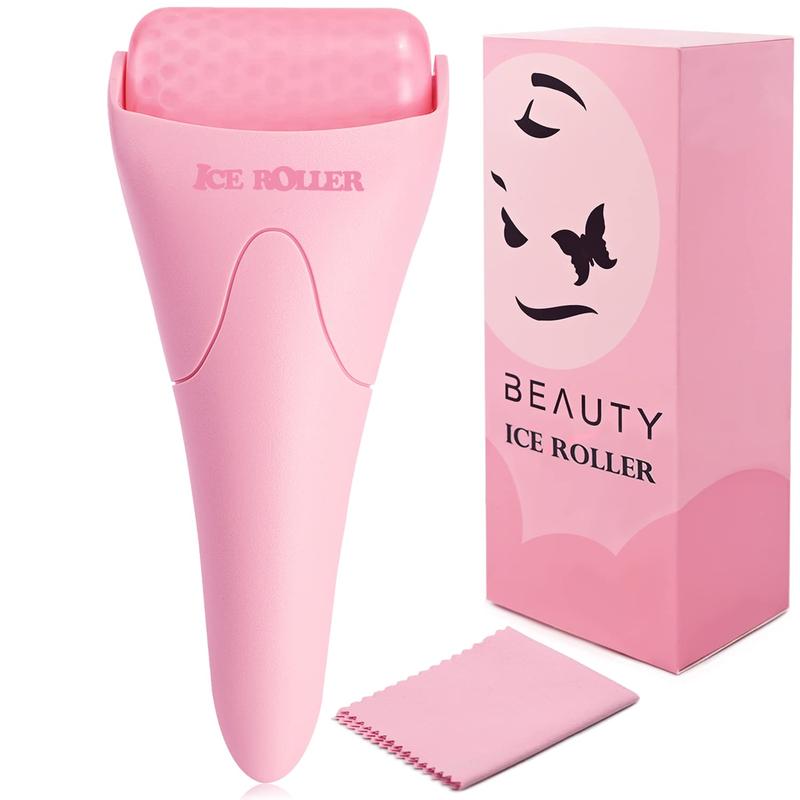 Ice Roller for Face, Eyes and Whole Body Relief, Face Roller Skin Care Tool for Migraine Relief and Blood Circulation,Ideal for All Skin Types (Pink)