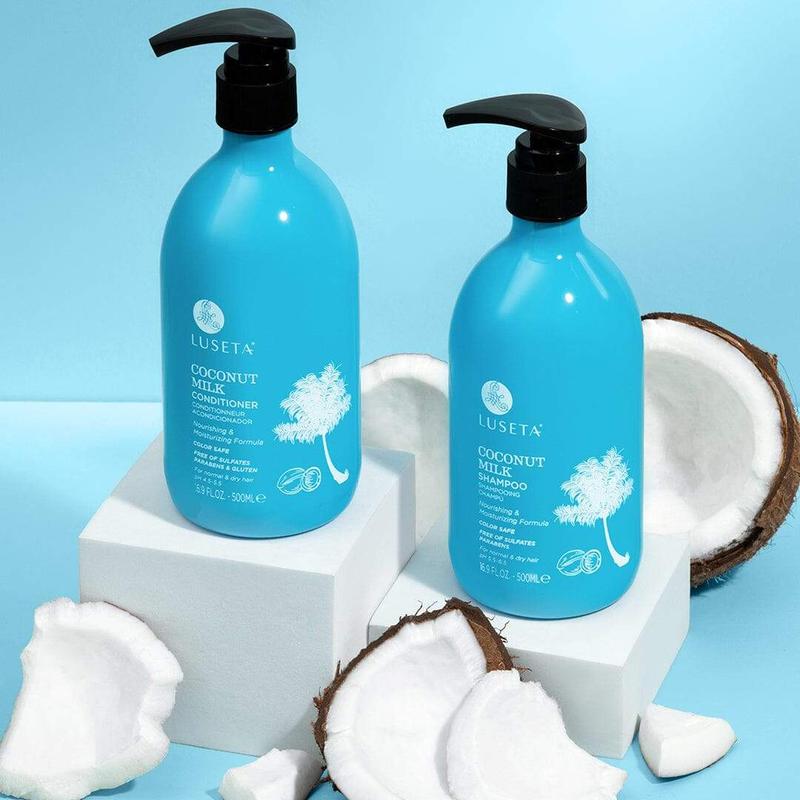 Luseta Coconut Milk Moisturizing Shampoo & Conditioner for All Hair Types