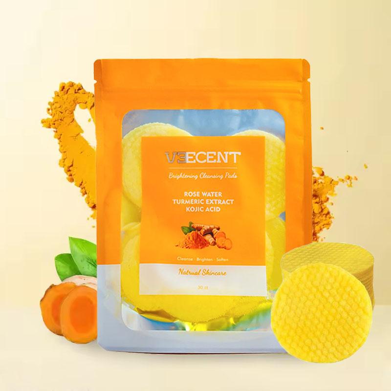 Turmeric Cleansing Exfoliating Pads Facial Cleansing Skincare