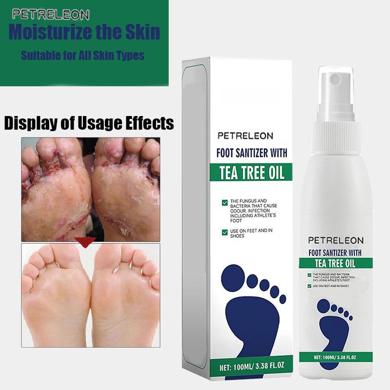 YLYLY-HOT SELLING-1PACK Foot Sanitizer Spray with Tea Tree Oil,Nail Solution and Foot Sanitizer Spray with Tea Tree Oil