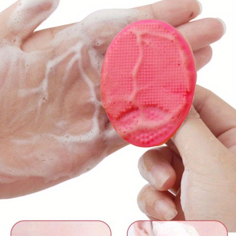 Silicone Facial Cleansing Brush Set, 2pcs Comfort Facial Scrubber Set, Professional Skincare Tools for Home and Travel