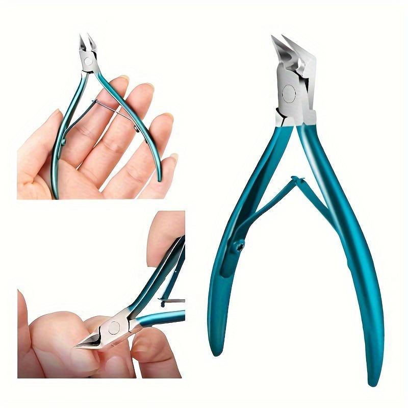 Toenail Clippers for Thick Ingrown Nails, Wide Opening Non-slip Long Handle Toenail Cutter Trimmers, Manicure & Pedicure Tools for Home & Salon Use, Callus Remover, Christmas Gift