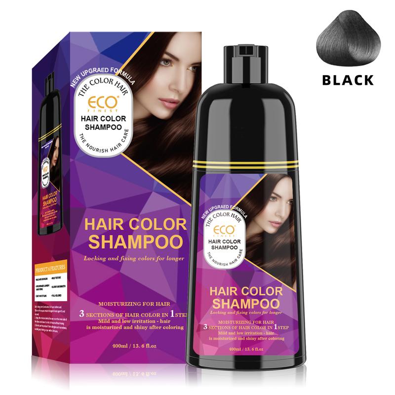 ECO Hair Color Shampoo - Magic Dye for Gray Hair, Lasting Color in Minutes,Ammonia-free (Burgundy) Hair Dye Haircare