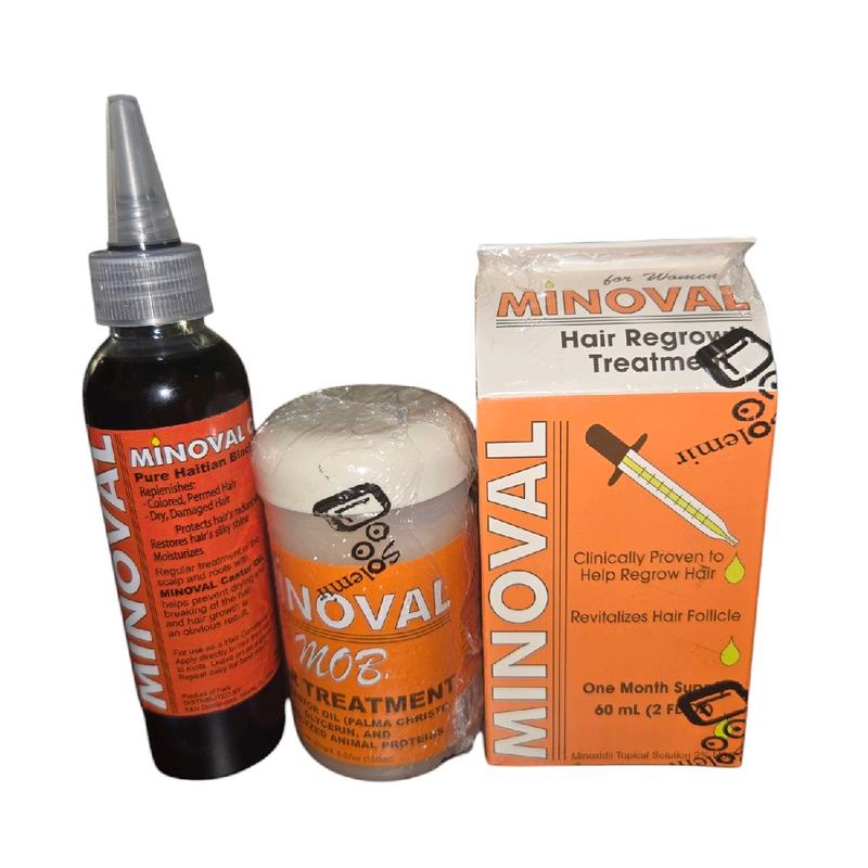 Minoval Unisex Hair Growth Oil Pomade - Rich Nutrients for Strong and Shiny Hair - Hair Care