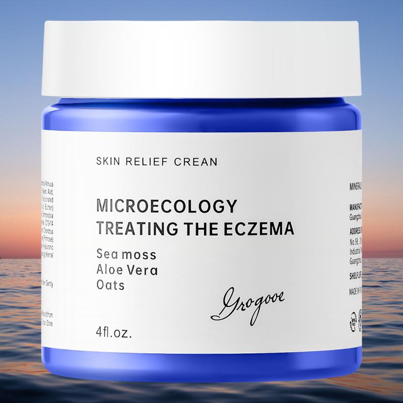 All Natural Eczema Soothing Cream & Made with sea moss! Sensitive Skin Dry Skin Hydrating Comfort Moisture & Fragrance Free Skincare