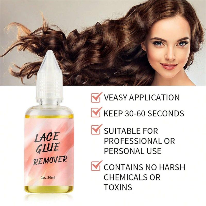 Lace Glue Remover for Wigs, Waterproof Quick Drying Hair Glue Remover, Hair Styling Gel for Wigs, Hair Clips, Hair Extensions