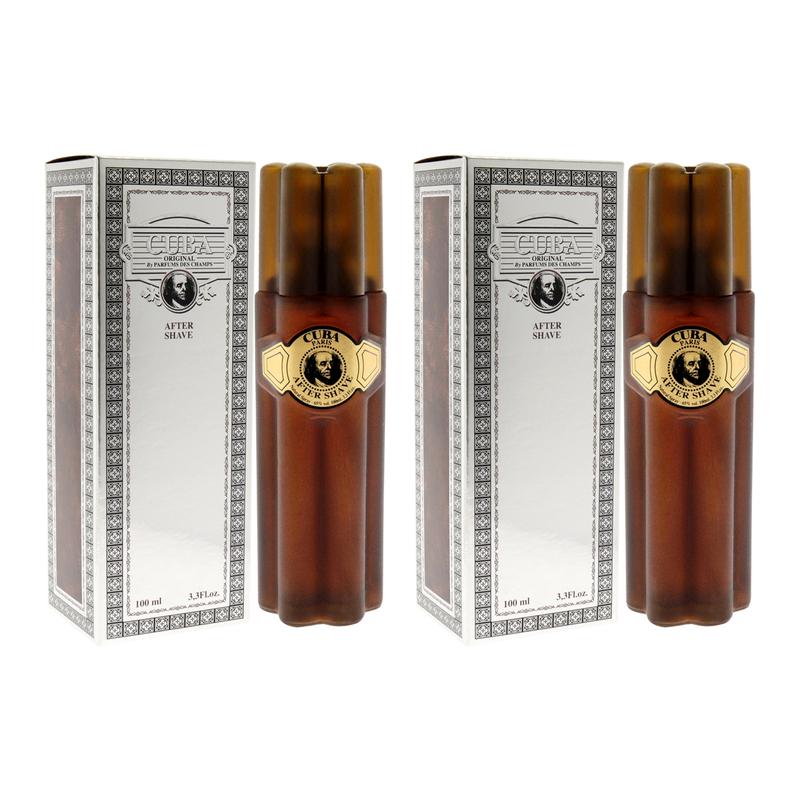 Cuba Gold by Cuba for Men - 3.3 oz Aftershave - Pack of 2