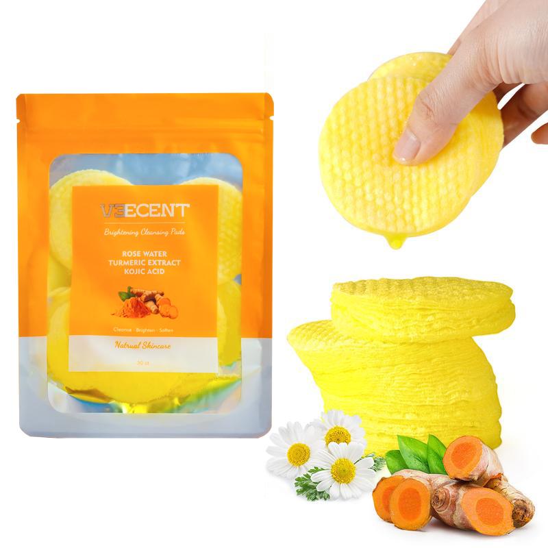 Turmeric Cleansing Exfoliating Pads Facial Cleansing Skincare