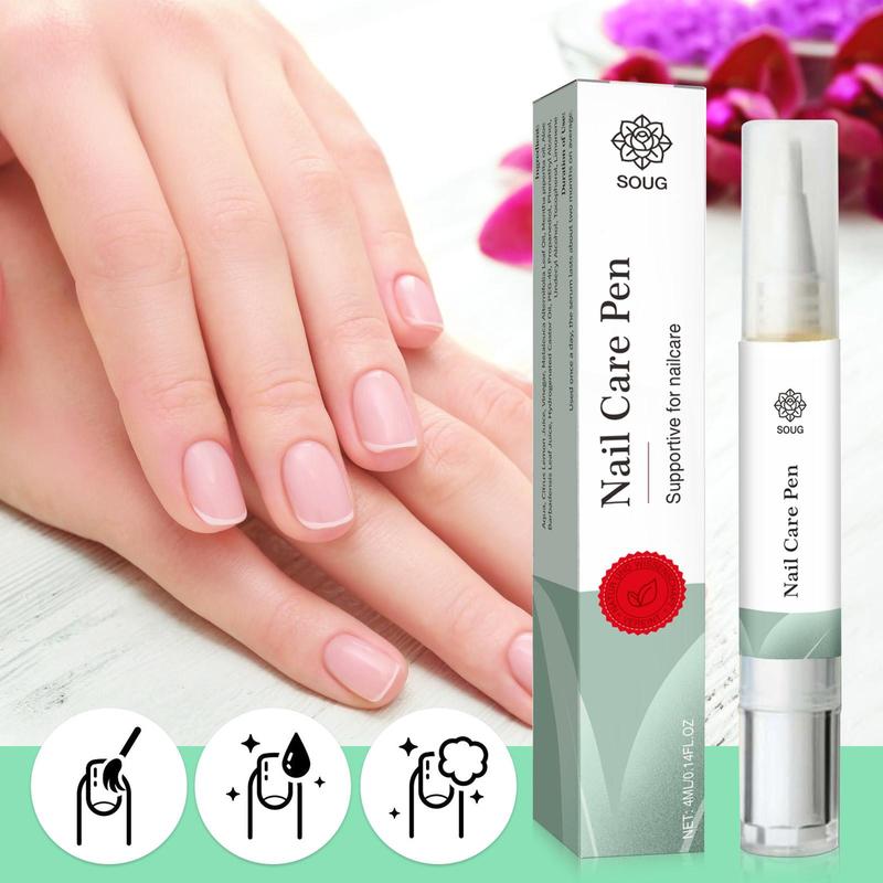 Nail Care Oil Pen, 5 Counts set Nail Strengthening Oil, Moisturizing Nail Care Product for Women & Girls, Manicure Nail Art Product